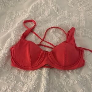 BECCA Vibrant Red Bikini Top